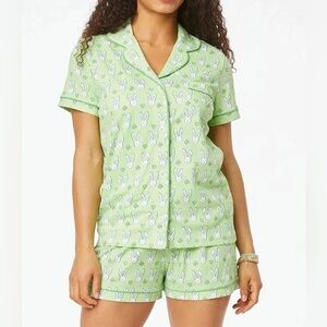 Roller Rabbit Bunny Luck Polo Pajama Set